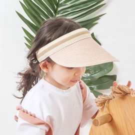[BABYBLEE] A19701 _ ROMANCE Kids Paper Straw Toddler Summer Hats Kids Sun cap Beach Hats